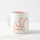 Lotus Blume Kaffee Tasse 11 Unzen (Vorderseite Links)