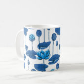 Lotus-Blume Kaffeetasse (Vorderseite Links)