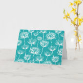 Lotus-Blume Karte (Gelbe Blume)