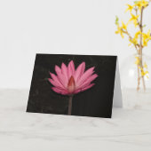 Lotus-Blume Karte (Gelbe Blume)