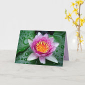 Lotus Blume Karte (Gelbe Blume)