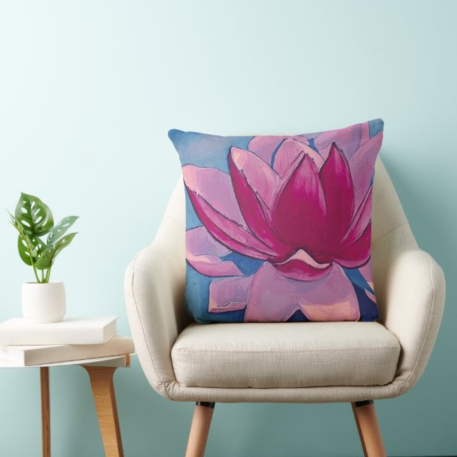 Lotus Blume - Kissen (Stuhl )