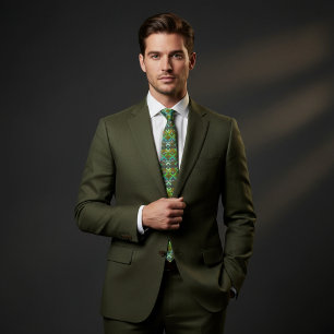 Lotus-Blume Krawatte