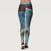 Lotus Blume Leggings (Rückseite)
