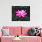 Lotus Blume Leinwanddruck (Insitu (Wohnzimmer))