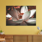 Lotus-Blume Leinwanddruck (Insitu (Wohnzimmer))