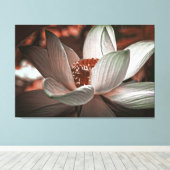 Lotus-Blume Leinwanddruck (Insitu (Holzboden))