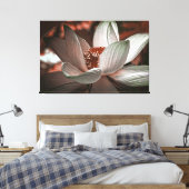 Lotus-Blume Leinwanddruck (Insitu (Schlafzimmer))