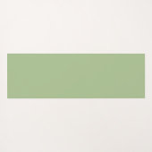 Lotus Blume & Lily Pads auf Laurel Green Yogamatte (Rückseite (Horizontal))