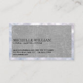 Lotus-Blume-Logo | Boke Visitenkarte (Rückseite)