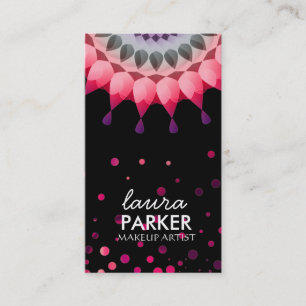 Lotus Blume Logo Elegante Makeup Artist Visitenkarte