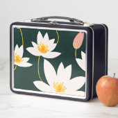 Lotus Blume Lunch Box, Makeup Storage Metall Brotdose (Beispiel)