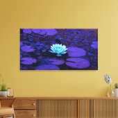 Lotus Blume Maggiore Farben Lila Leinwanddruck (Insitu (Wohnzimmer))