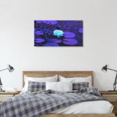 Lotus Blume Maggiore Farben Lila Leinwanddruck (Insitu (Schlafzimmer))