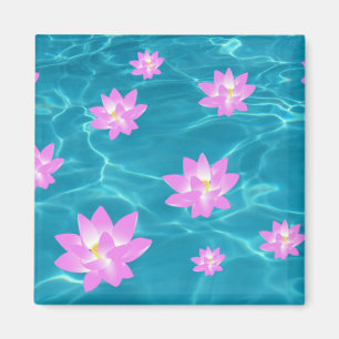 Lotus Blume Magnet