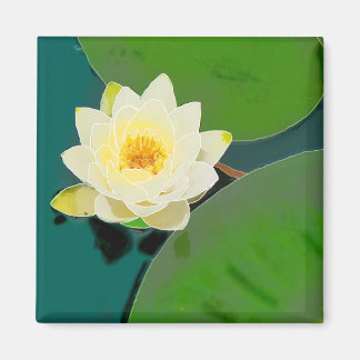 Lotus Blume Magnet