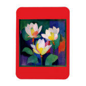 Lotus Blume Magnet (Vertikal)