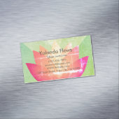 Lotus Blume Magnetische Visitenkarte (Beispiel)