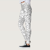 Lotus Blume Mandala Leggings (Links)
