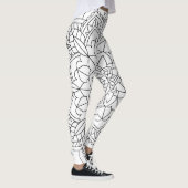 Lotus Blume Mandala Leggings (Rechts)