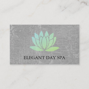 Lotus Blume Marmortextur Visitenkarte