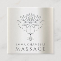 Lotus Blume Massagetherapeut Pearlescent