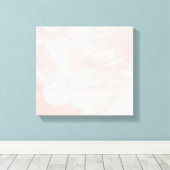 Lotus-Blume-Mauer, die auf der Leinwand malen (Insitu (Holzboden))