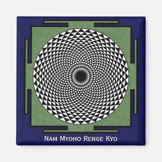 Lotus-Blume-Medizationsrad Magnet