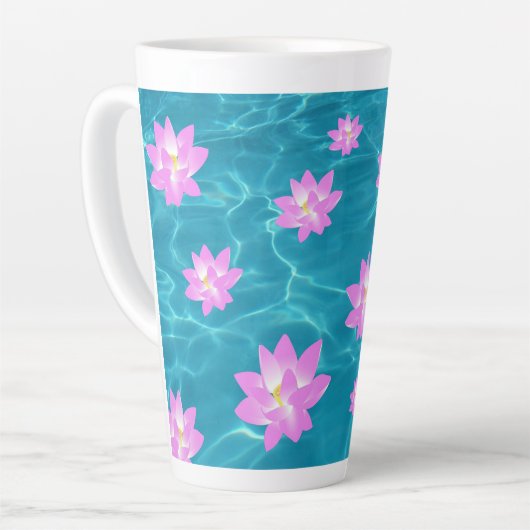 Lotus Blume Milchtasse (Linke Ecke)