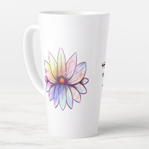 Lotus-Blume mit Haltungslatte Milchtasse