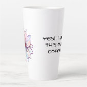 Lotus-Blume mit Haltungslatte Milchtasse (Vorderseite)