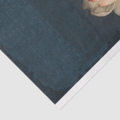 Lotus Blume & Mitternachtsblau, Mixed Media Effect Seidenpapier (Ausschnitt)