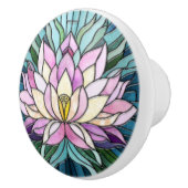Lotus Blume Mosaik Art Keramikknauf (Rechts)