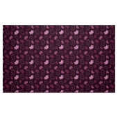 Lotus Blume Muster in Burgund Stoff (Fat Quarter (45,7 x 55,9 cm))