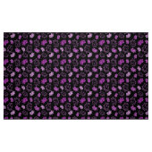 Lotus-Blume Muster in Lila Farbe Stoff (Fat Quarter (45,7 x 55,9 cm))