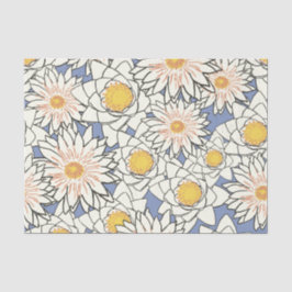 Lotus Blume Muster Tischtuch Seidenpapier