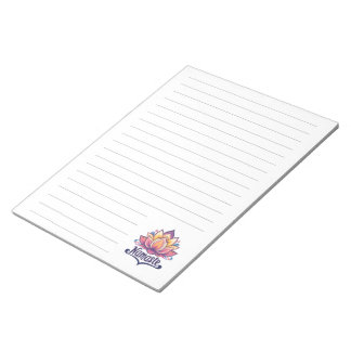 Lotus-Blume "Namaste" Notepad Notizblock