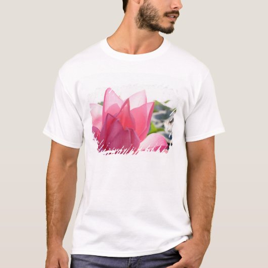 Lotus-Blume [Nelumbo-Speziosum] T-Shirt (Vorderseite)