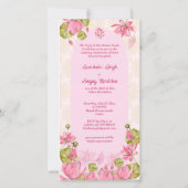 Lotus Blume niedlichen Brautpaar indische Hochzeit (Rückseite)