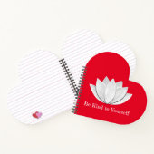 Lotus-Blume Notizblock (Innenseite)