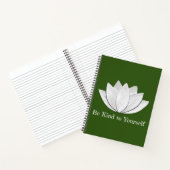 Lotus-Blume Notizblock (Innenseite)