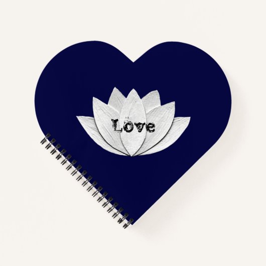 Lotus-Blume Notizblock (Vorderseite)