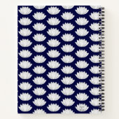 Lotus-Blume Notizblock (Rückseite)