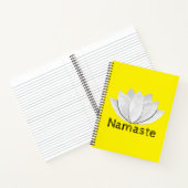 Lotus-Blume Notizblock (Innenseite)