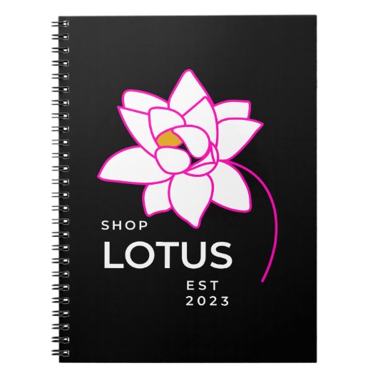 LOTUS-Blume Notizblock (Vorderseite)