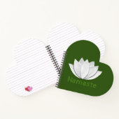 Lotus Blume Notizblock (Innenseite)