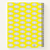 Lotus-Blume Notizblock (Rückseite)