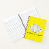 Lotus-Blume Notizblock (Innenseite)