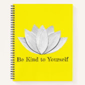 Lotus-Blume Notizblock (Vorderseite)