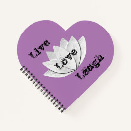 Lotus-Blume Notizblock